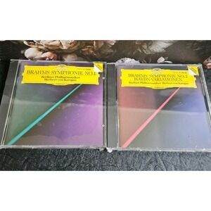VTG Johannes Brahms Symphonie 1 & 2 CD SET NEW SEALED Berliner Phil Karajan 1987